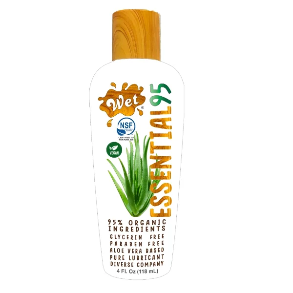 Wet Essentials 95% Organic Aloe Vera Based Lubricant