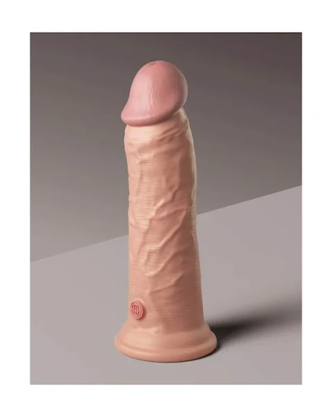 King Cock Elite Dual Density Vibe Silicone Dildo