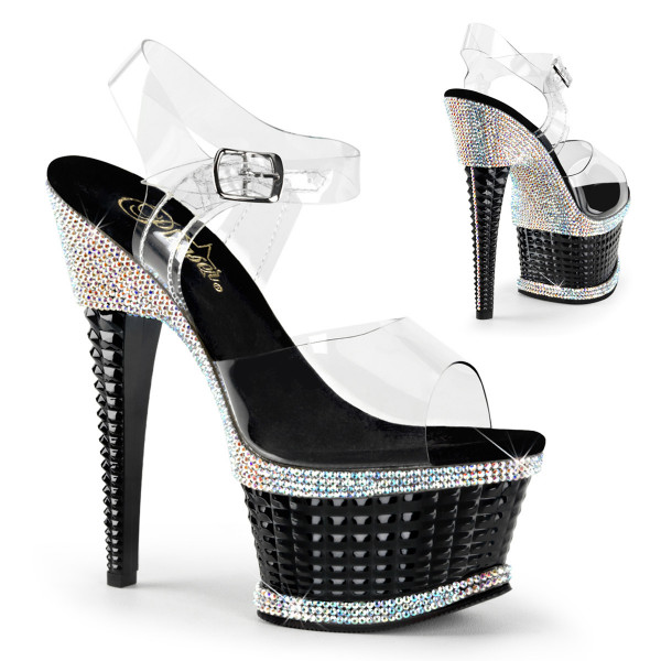 6 1/2 inches Heel, 2 1/2 inches PF Ankle Strap Sandal w/RS Detail — image 5 of 8