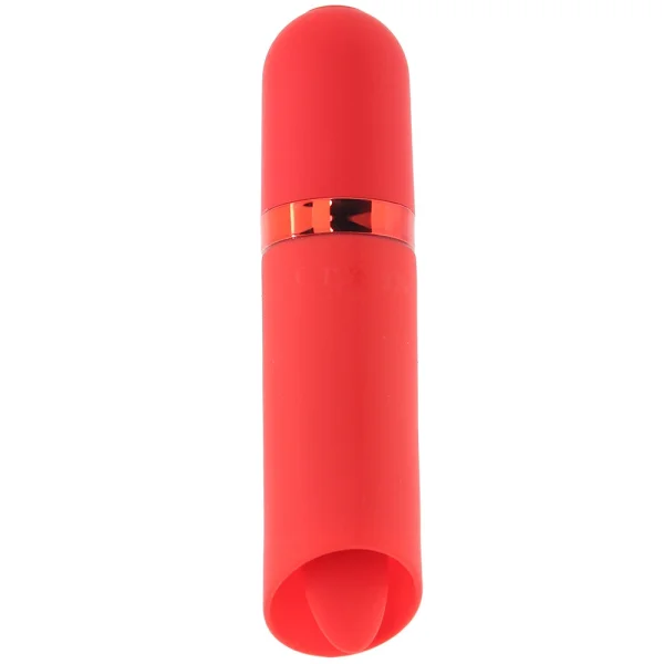 Kyst Flicker Tongue Powerful Waterproof Rechargeable Bullet Vibrator By CalExotics - Red
