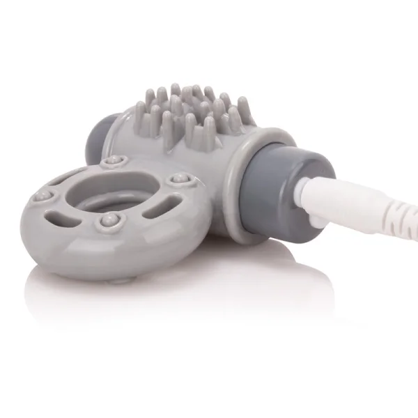 Charged O Wow Rechargeable Vibrating Cock Ring By Screaming O - Blue