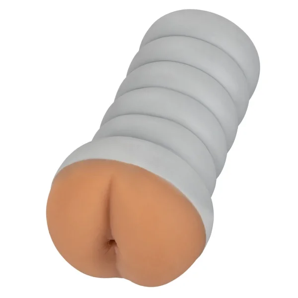 Gripper Ribbed Tight Ass Brown Masturbator