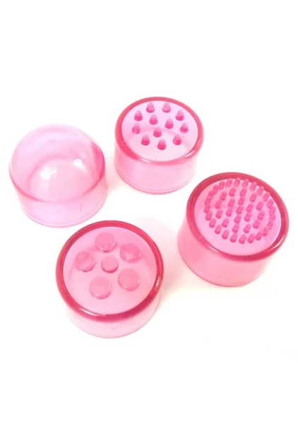 Cloud 9 - Mini Massager Pocket Rocket Pink with 4 Attachments