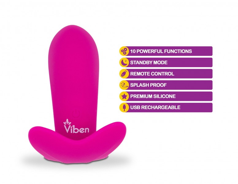 Viben Intrigue Wearable G-Spot Vibrator with Remote