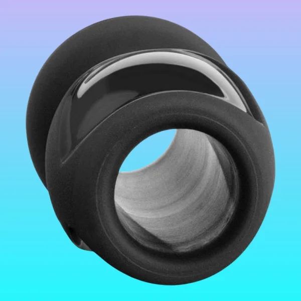 Doc Johnson 'The Stretch' Platinum Premium Silicone Hollow Butt Plug - Medium Size