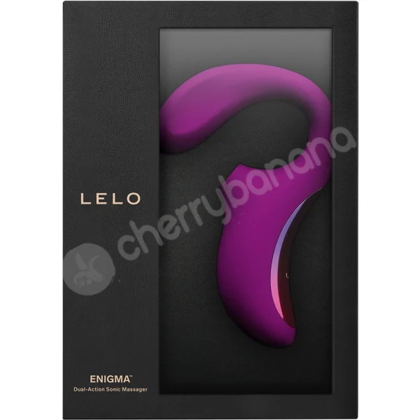 Lelo Enigma Deep Rose Sonic Wave Clitoral G-Spot Vibrator