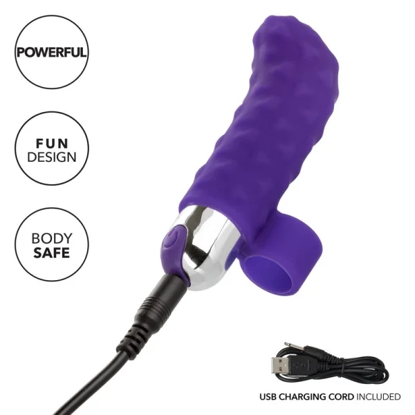 Intimate Play Purple Rechargeable Finger Teaser
