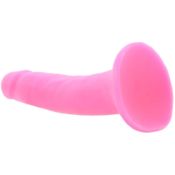 Neo - 5.5 Inch Dual Density Cock - Neon Pink