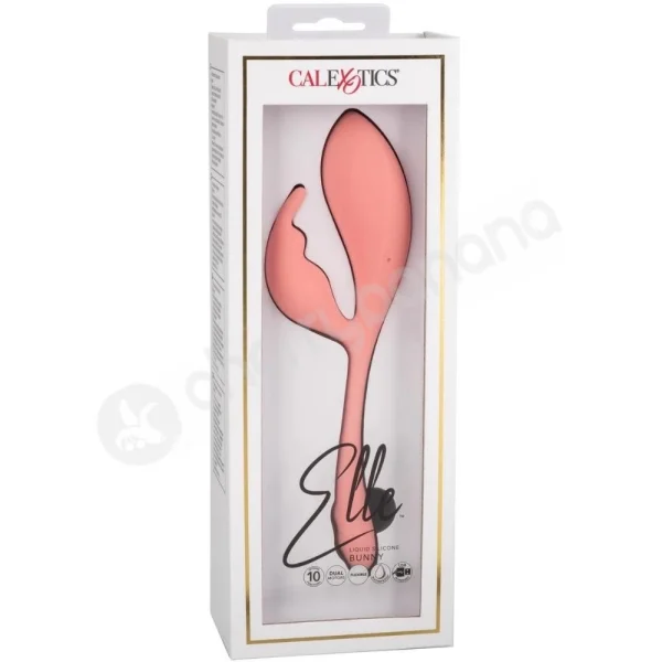 Elle Liquid Silicone Bunny Flexible & Pliable Premium Vibrator