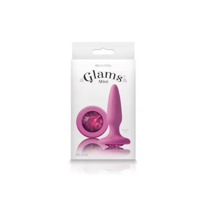 Glams Mini Gem Plug 3 3 Inch Pink 3 3 Inch