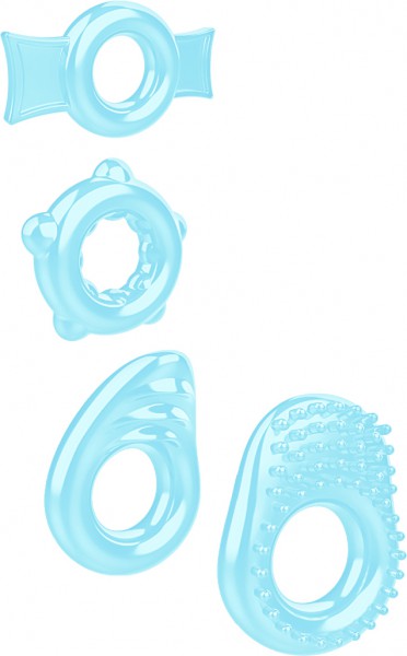 Ring A Ding Ding Cock Rings Set x4