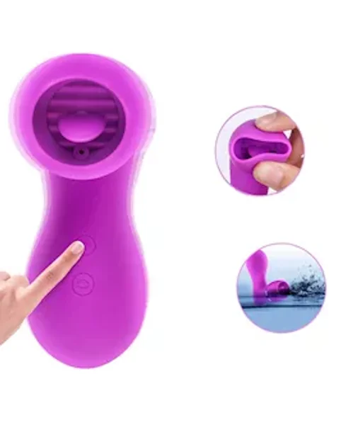 Phantom Suction Licker Vibrator - Purple