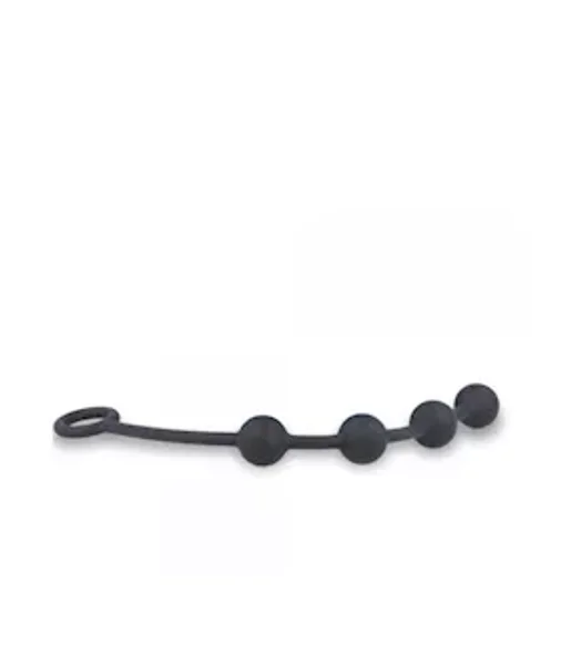 Excite Silicone Anal Beads  - Black - Medium — image 3 of 4