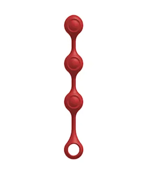 Kink - Weighted Silicone Anal Balls - Red - 13.5 Inch — image 5 of 8