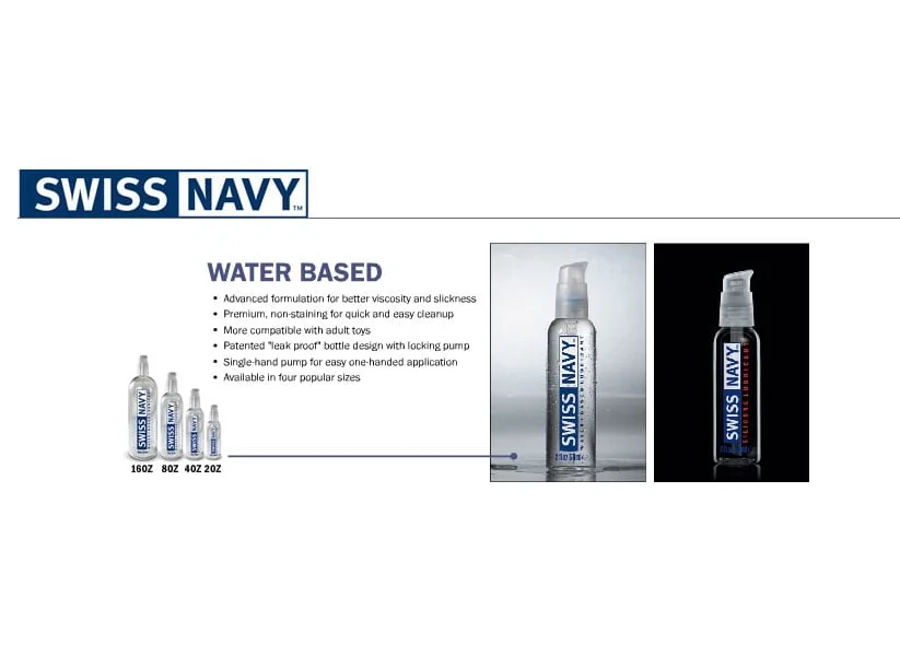 Swiss Navy All Natural Water Based Lubricant - 2oz