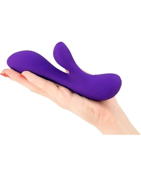 The Silver Swan Special Edition Rabbit Vibrator - Purple - 6.6 Inch