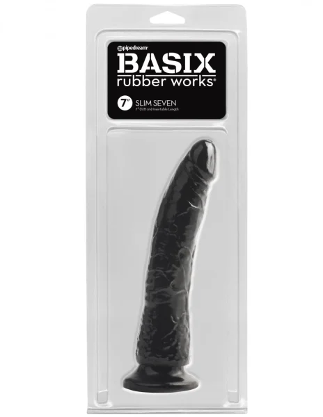 Pipedream Basix Rubber Works - 7" Slim Dong — image 10 of 10