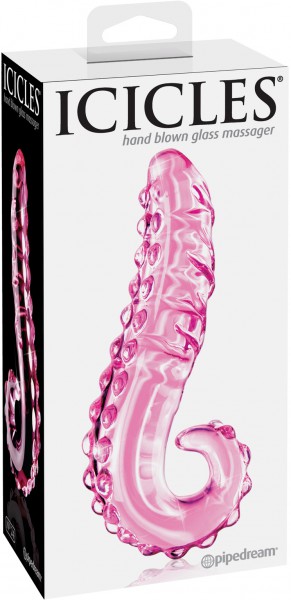 4.5" Studded Glass Dildo