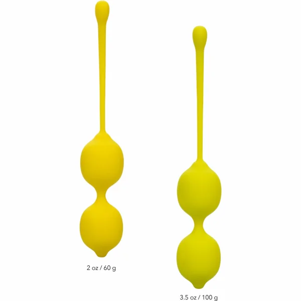Lemon Silicone Kegel Training Set By CalExotics — image 4 of 7