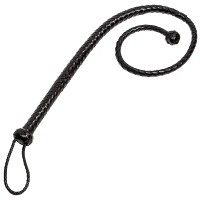 Bondara Enforcer XL PVC Bull Whip with Knot 49 Inch