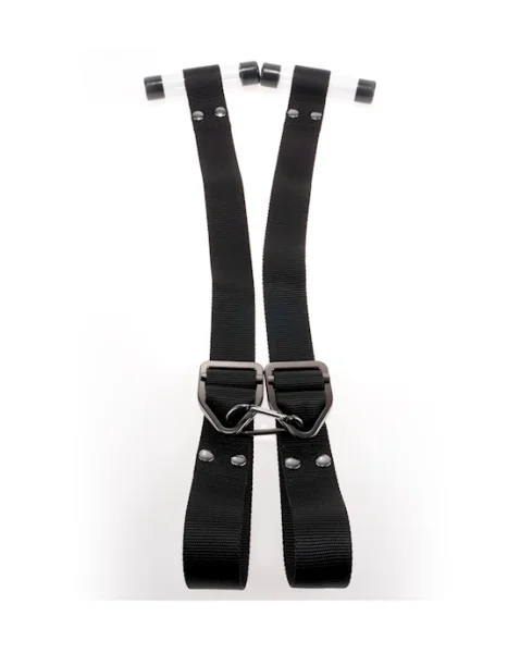Sir Richards Command Bondage Door Cuffs - Black