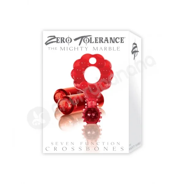 Crossbones The Mighty Marble Smoke Twin Bullet Cock Ring