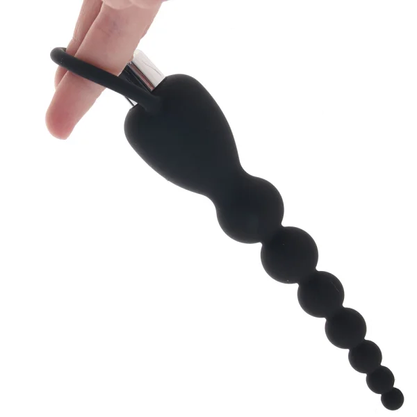 Adam & Eve Vibrating Silicone Anal Beads