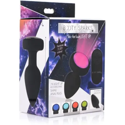 Booty Sparks Light Up Rechargeable Vibrating Anal Plug