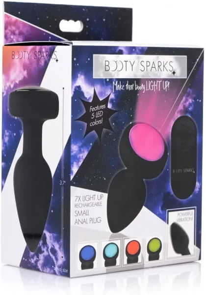 Booty Sparks - Light Up Rechargeable Vibrating Anal Plug — image 6 of 6