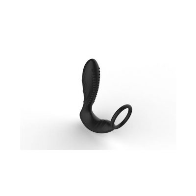 Kasper Vibrating Plug Ring 4 5 Inch Black 4 5 Inch