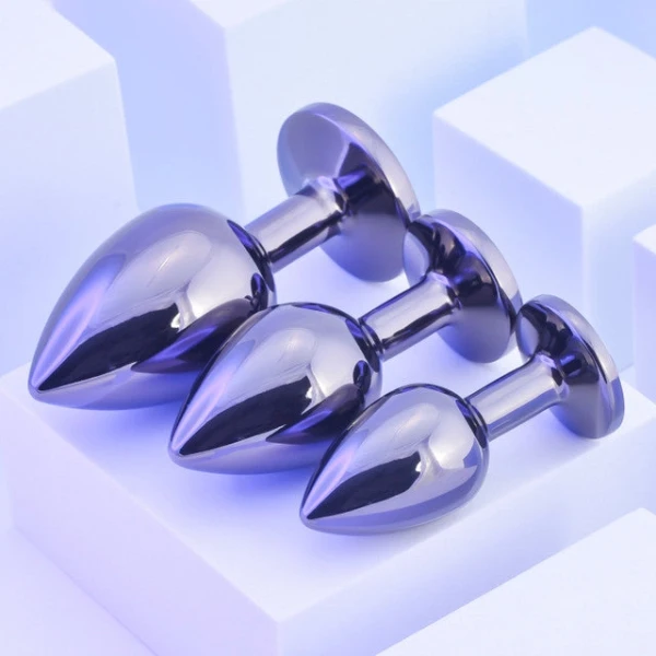 Playboy Pleasure - Pleasure 3 Ways Aluminum Alloy 3 Piece Anal Training Kit