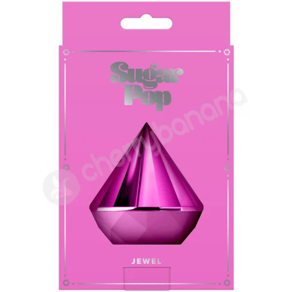 Sugar Pop Jewel Pink Discreet Travel Friendly Clitoral Air Pulse Vibrator