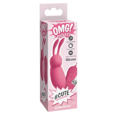 OMG Bullets Cute Vibrating Bullet Pink