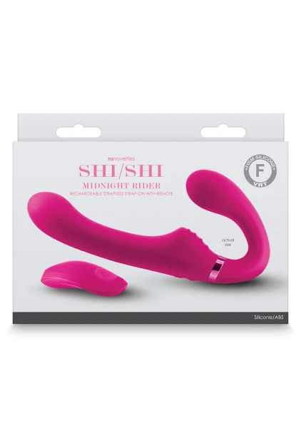 NS Novelties Shi/Shi Midnight Rider Strapless Strap-On with Remote
