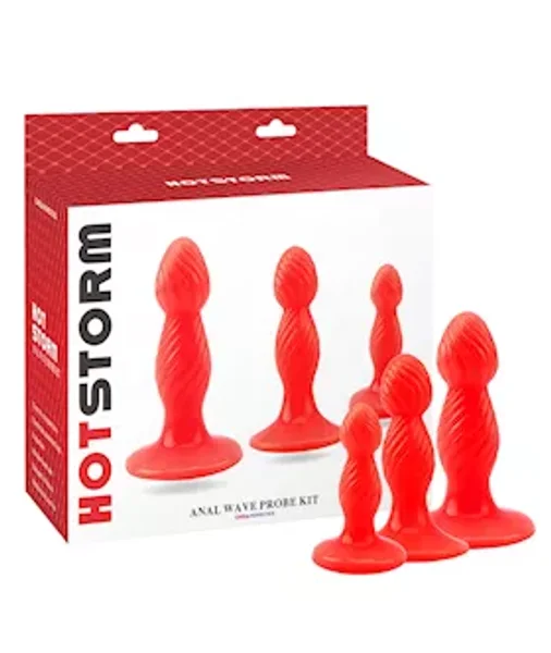 Anal Wave Probe Kit - Red - 5.5 Inch — image 3 of 4