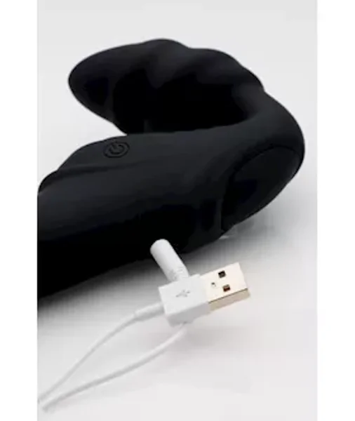 Pro Rider 9x 8.5" Vibrating Silicone Strapless Strap On With Remote Control - Black - 8.5 Inches — image 10 of 12