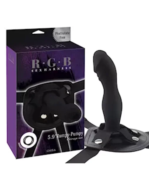 Rumpy Pumpy Strap On - 5.9 Inch - Black - 6 Inch — image 4 of 4