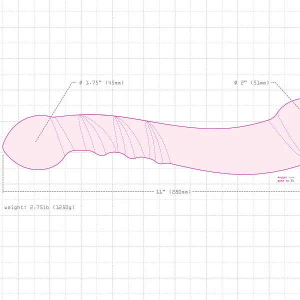 Njoy 11 Double Ended Steel Dildo