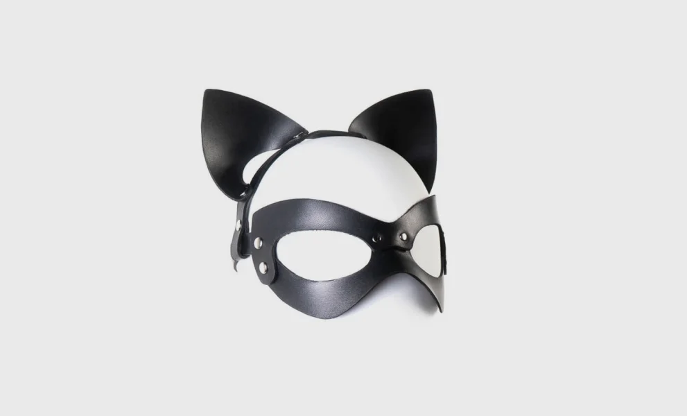 Liberator Leatherworks Vienna Cat Eye and Ear Mask