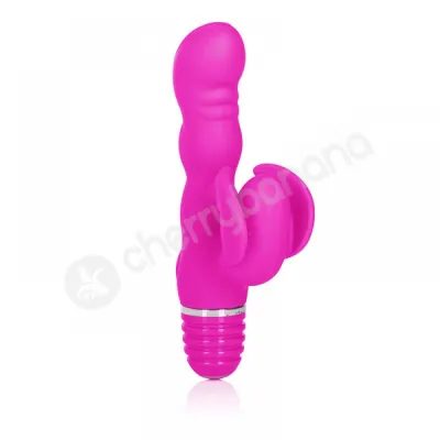 Silicone Bendies Fluttering G Pink Vibrator