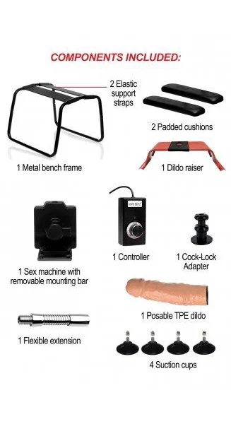 4 In 1 Banging Bench With Sex Machine