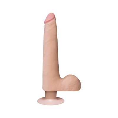 The Realistic Cock Ur3 Slim Vibrating 9 Inch White