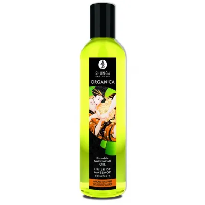 Shunga Organica Massage Oil Almond Sweetness 8oz