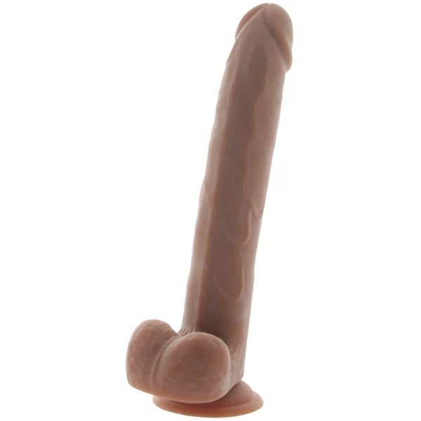 Sex World 10 Inch Dildo in Brown — image 6 of 6