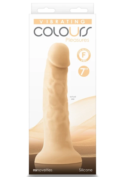 Colours Pleasures 7" Vibrating Dildo
