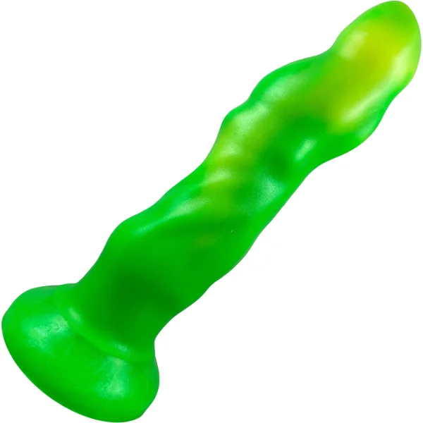 Pris Toys Voyager 8" Dual Density Silicone Dildo - Slime