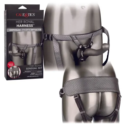 Royal Sensual Set Harness with Dual Density Dildo