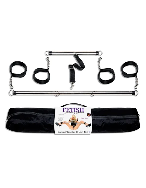 Fetish Fantasy Spread'em Bar & Cuffs Set — image 4 of 6