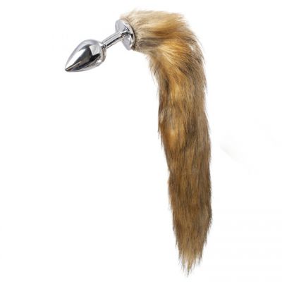 Bondara Vixen Natural Faux Fox Tail Metal Butt Plug