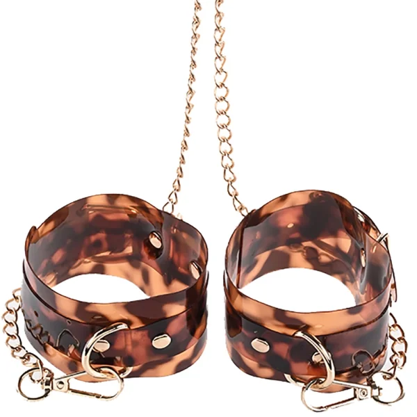 Sincerely Amber Neck & Wrist Restraints By Sportsheets